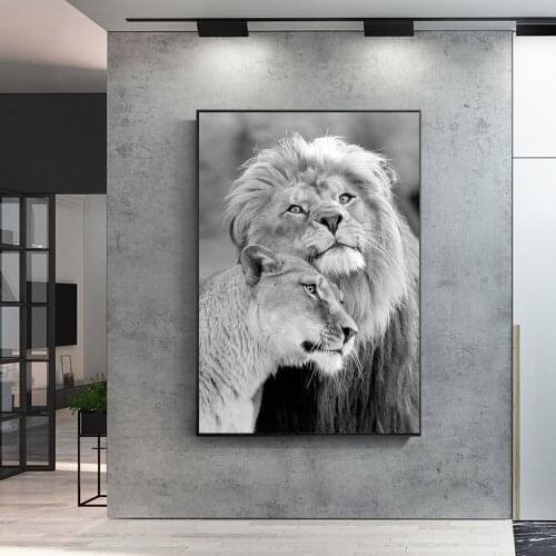 Canvas Painting Animal Lion HD Print Wall Art Posters and Prints Modern Trend Pictures For Living Room Decoration Home Decor Art