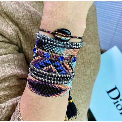 Pretty Bead Hot Sale Handmade Bracelet Myuki Bracelet for Girls Jewelry Men Gift Copper Micro paved Party Wedding Unisex