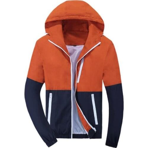 2021 Men Fashion Jacket Autumn New Arrival Casual Man Windproof Coat Mens Hooded Windbreaker Jacket