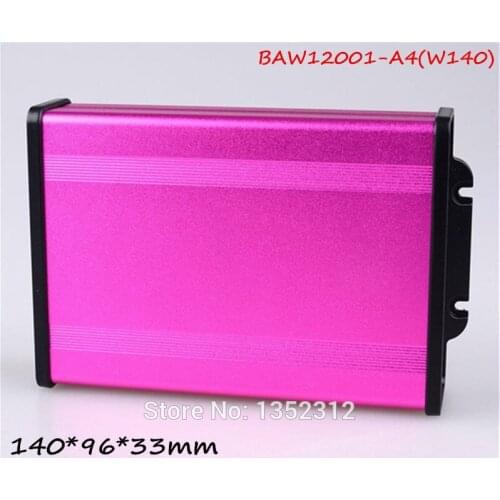 One pcs 140*96*33mm aluminum box for electronics IP54 waterproof aluminium project box housing DIY small junction control box