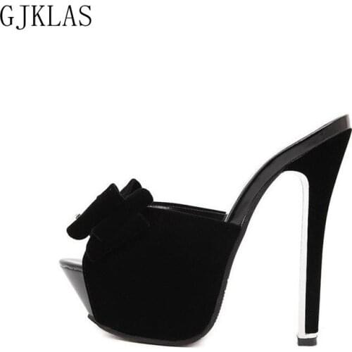 Platform Sandals Women Shoes Leather High Heels Summer Black White Heels Sandls Womens Wedding Shoes on Platform Woman Pumps