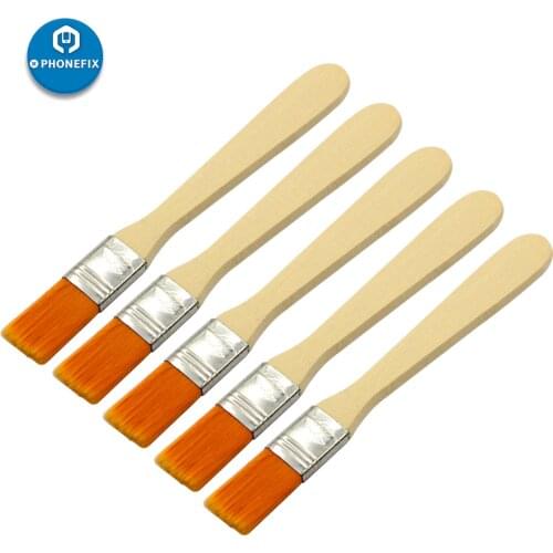PHONEFIX 2mm Width Clean Brush Mobile Phone Motherboard Repair Clean Tool for Cleaning Computer Laptop Keyboard Phone Components