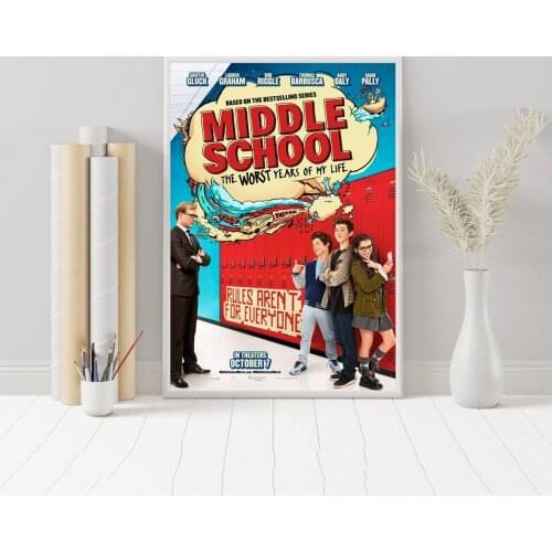 Middle School- The Worst Years of My Life Movie Poster Wall Painting Home Decoration ( No Frame )