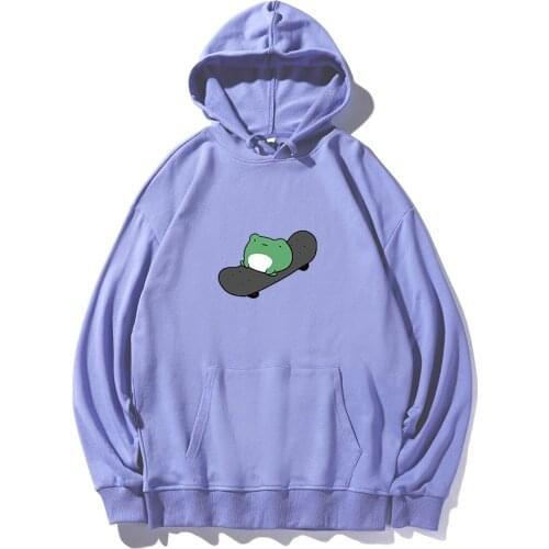 Autumn Frog Oversize Hoodie Sweatshirts Men and Women Hoodies Harajuku Thin Pullover Couple Korean Style Streetwear