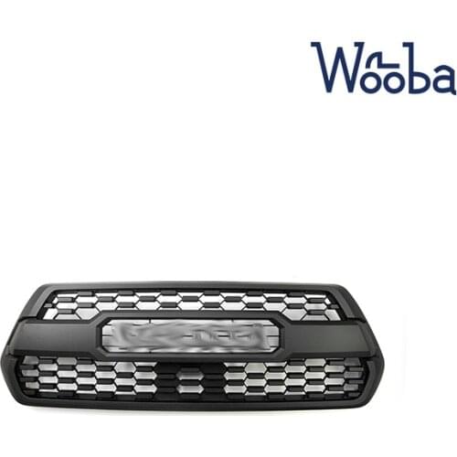 TP-Style Front Grille Insert ABS Plastic Matte Black Fits 16-19 Toyota Tacoma