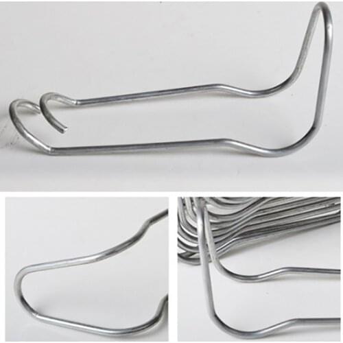 10pcs/Set Steel Tools Vegetables Spring Wire Clip Flowers Home Connector Fixing Clamp For Greenhouse Pipe Support Plant Buckle