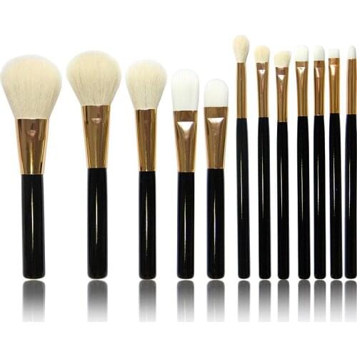 12pcs Professional Makeup Brush Sets Cosmetics Brushes Eyebrow Eye Brow Powder Lipsticks Shadows Make Up Tool Kit