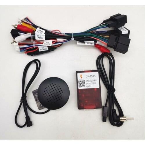 Car 16Pin Android Audio Wiring Harness With Canbus Box For Tahoe Yukon Suburban Silverado Sierra Traverse Aftermarket Audio