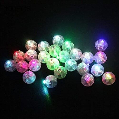 2021 NEW LED Balloon Light 100pcs Ball Switch Balloon Tumbler Holiday Atmosphere Paper Lantern Birthday Party Wedding Decoratio