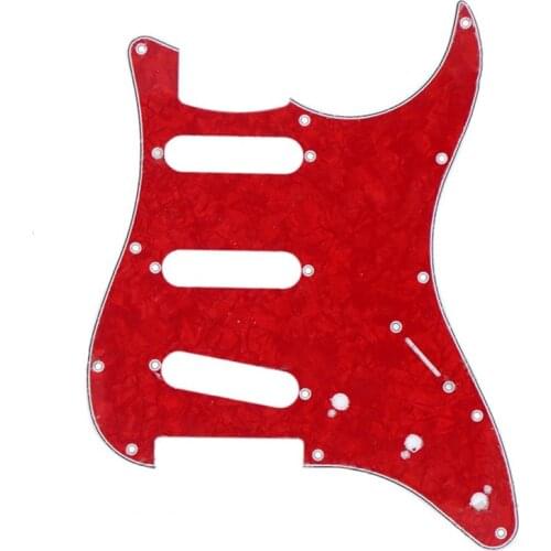 3 Ply and 11 screw holes pickguard for Electric Guitar shield Guitar Parts Wholesales guitar accessories