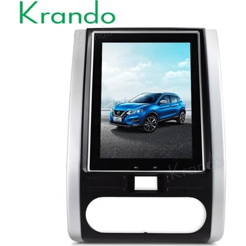 Krando Android 9.0 4G RAM 10.4" Tesla Style Vertical screen car radio player for Nissan X-trail Qashqai 2007-2012 multimedia GPS