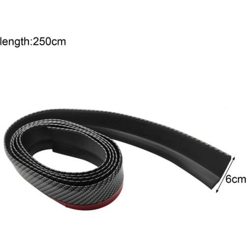 Carbon Fiber Scratch Cover Anti-scratch Rear Bumper Guard Door Entry Protector Sticker Strip for Cars Car Exterior Accessories