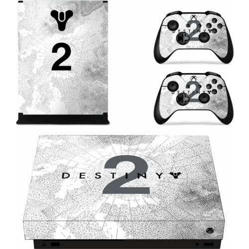 Game Destiny Full Cover Skin Console & Controller Decal Stickers for Xbox One X Skin Stickers Vinyl