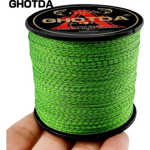 GHOTDA 300M 100M Braid Fishing Lines 8 Strands Spot Invisible Wire Outdoor Fishing Accessories