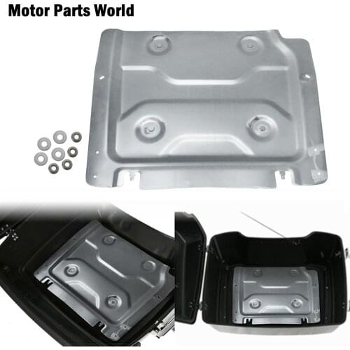 Motorcycle Tour Pak Pack Trunk Metal Base Plate Chrome For Harley Touring Electra Glide Road King Street Glide FLHTK 2014-2020