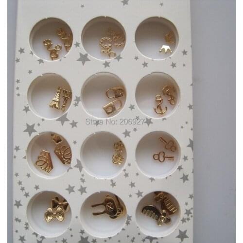 OD-78 1pc 3D Metal Deco Set 12 different designs Set