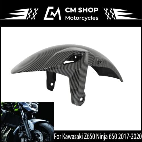 Motorcycle Front Fender Carbon Fiber Fairing For Kawasaki Ninja Z650 2017 2018 2019 2020