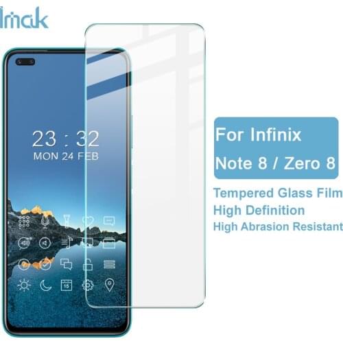 For Infinix Note 8 Zero 8 Zero 8i H Tempered Glass IMAK Transparent explosion-proof Screen Protector Protective Film Phone guard