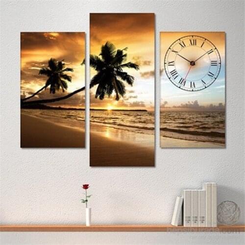 Tabloshop - Palm Beach Table clock-81 X60cm-Frame Gift Wall clock