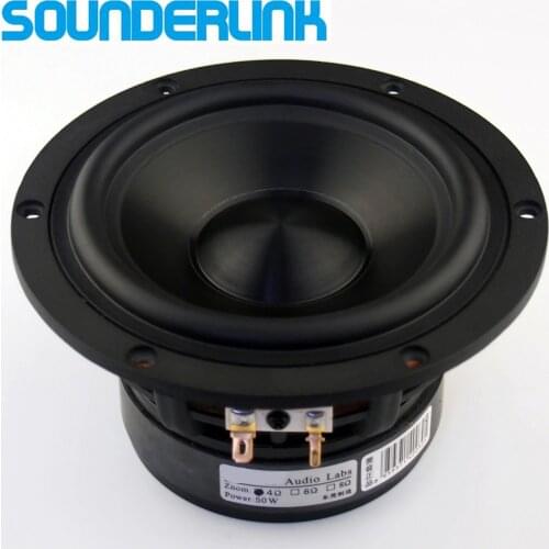 2PCS/LOT Audio Labs Top end 5.25'' Ceramic pots Bass driver woofer subwoofer transducer speaker