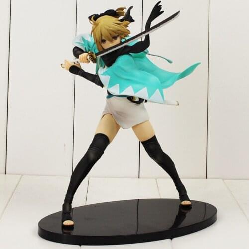 21cm Fate Grand Order Okita Souji With Sword Weapon 1/6 Scale Fighting Ver PVC Action Figure Model Collectible Toy Doll