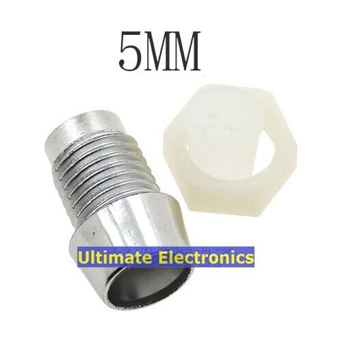 50 sets LED light tube socket 5mm LED space column Light tube socket Isolation lamp shade Plastic type