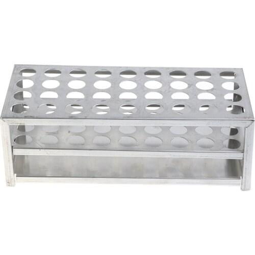 Aluminum Test Tube Rack For Lab Testing Shot Glasses Tube Spice Display