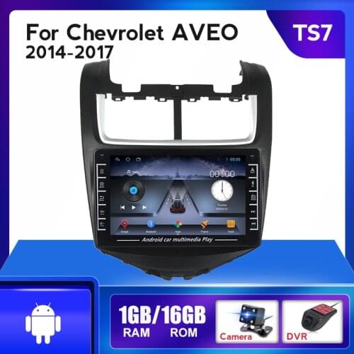 Quad Core Android Car Radio For CHEVROLET AVEO SONIC 2014-2019 HOLDEN BARINA 2014+ Multimedia Player 2DIN NO DVD with Frame Wifi