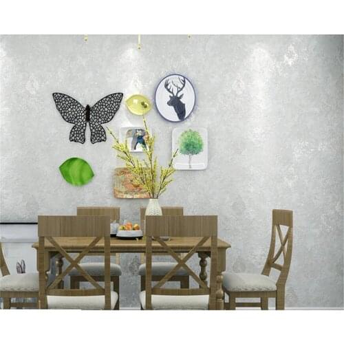 Beibehang Simple and modern pure plain diatom mud papel de parede 3d wallpaper Three dimensional nonwoven plain cloth wall paper