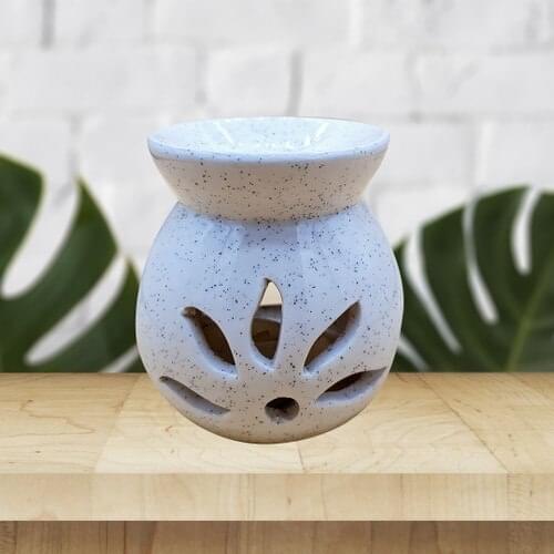 Adelya Life Handmade White Silvery Censer-LB00568