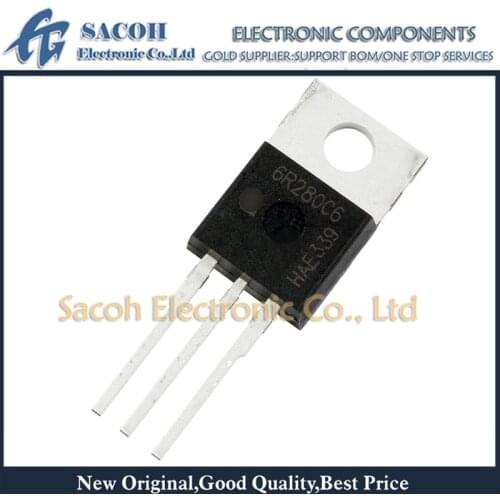 Free Shipping 10Pcs IPP60R280C6 IPB60R280C6 IPI60R280C6 or 6R280C6 TO-220/263/262 13.8A 600V Power MOSFET