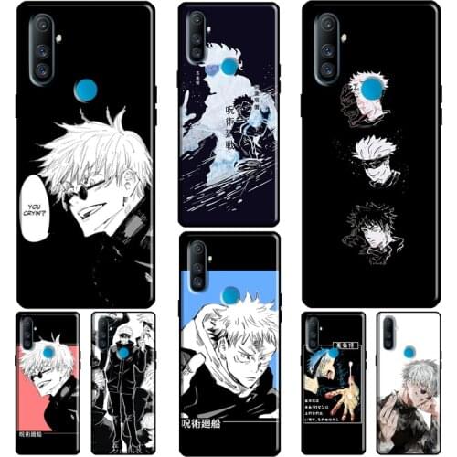 Anime Jujutsu Kaisen Satoru Gojo For OnePlus 9 Pro Nord 8T 8 Pro Case For OPPO Realme 8 Pro Q3 6 7i GT Neo C15 C11 C3 Cover