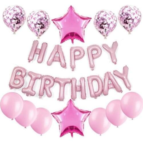 Foil Balloons Gradient Rainbow Balloons Set Balls Wedding Decoration Happy Birthday Party Balloon Decoration LX1694