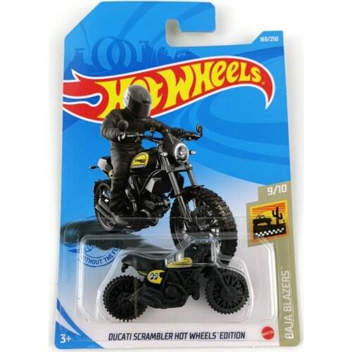 2021-169 Hot Wheels Cars DUCATI SCRAMBLER HOT WHEELS EDITION 1/64 Metal Diecast Model Collection Toy Vehicles