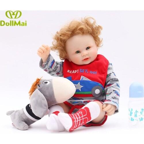50cm reborn Full silicone babies dolls 20inch lifelike bebe alive toddler kids birthday Xmas gift play house toys for sale