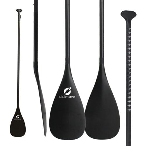 Lightweight 3 Pieces Adjustable Carbon fiber Stand Up Paddle SUP Paddle