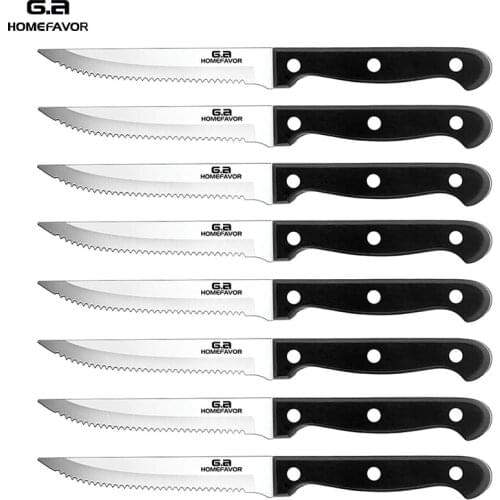 Steak Knife Set Stainless Steel Chef Bread Carving Utility Paring Knives Non-stick Cooking Accessories With Box