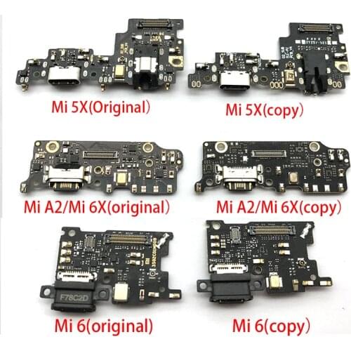 New USB Charging Port Dock Connector Board Flex Ribbon Cable For Xiaomi Mi A1 A2 5 Mi5 Mi6 Mi 6 5S Plus Note 2 5X 6X A2 lite