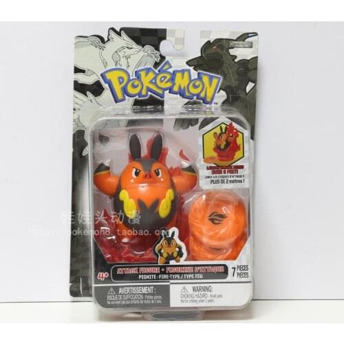 Genuine Pokemon JAKKS Pikachu Cute Action Figure Model Toys
