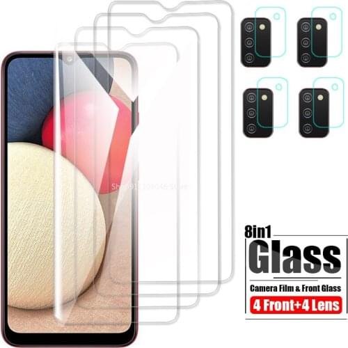 Transparent Protective Glass For Samsung Galaxy A02S Screen Tempered Glass For Samsung A02 S Camera Lens Protector Film Galaxi