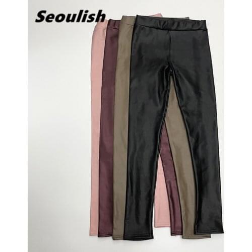 Seoulish Women's Leather Pants