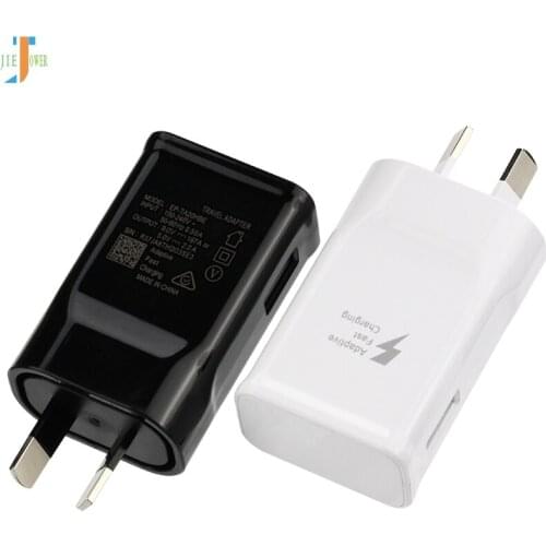 100pcs/lot Fast Charger for Samsung Galaxy S6 Edge S7 Edge Note 4 Note 5 A510 A710 AU Plug Wall Travel Charger