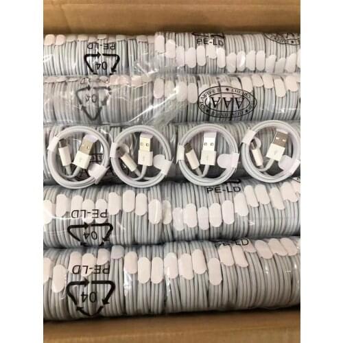 10 pcs / lot 1M/3FT 8 Pin USB Charger Cable for apple iphone 6 6s 7 8 Plus Charging For iphone 11 Pro max Mobile phone accessor