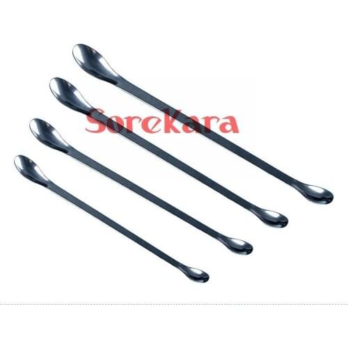 16/18/20/22cm Stainless Steel Medicinal Spoon Ladle Double-ended Pharmacy