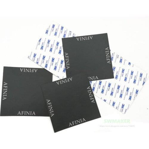 5pcs tiertime UP/AFINIA 3D printer parts 5.5 inch x 5.5 inch PC Printing Surface Sheet / heat paper for H-Series 3D Printers