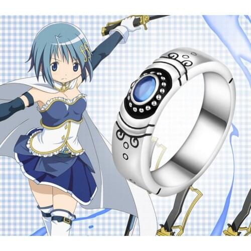 Anime Miki Sayaka Rings Puella Magi Madoka Magica Ring 925 Sterling Silver Cosplay Gift Usa Size 8