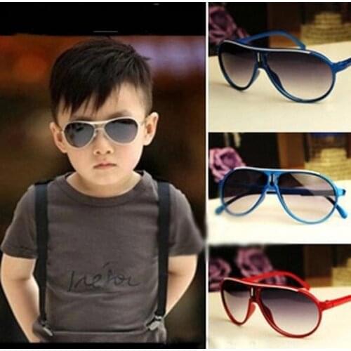 Free Ship plastic Candy Colors Big Frame Child Sunglasses 6 Colors Fashion kids Fashion oculos de sol baby girl&boy GL-5226