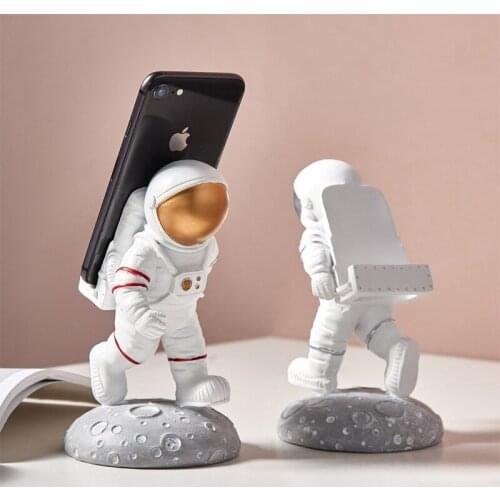 Classic Astronaut Spaceman Mobile Phone Bracket Stand Smart Phones Holder Support Desk Decor for iPhone XiaoMi Huawei Samsung