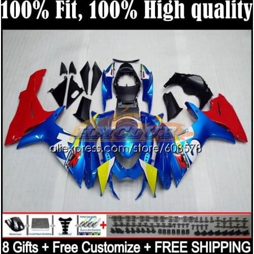 GSXR600 For SUZUKI GSXR 600 750 K11 11 12 13 14 15 16 17 7CL.42 GSXR750 2011 2012 2013 2014 2015 2016 2017 Fairings Gloss blue