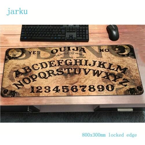 Ouija board mats 800x300x3mm desk gaming mouse pad big keyboard mousepad anime notebook gamer accessories padmouse mat